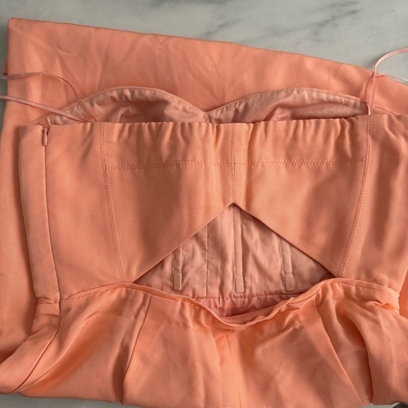 J.CREW strapless nectarine color dress size 6 NWT - Picture 7 of 7